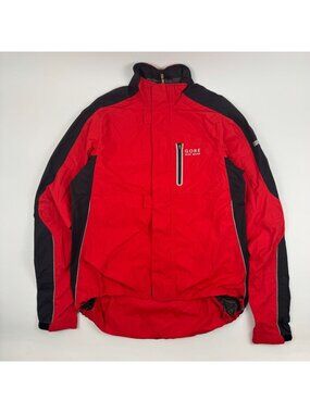 Gore Bike Wear Gore-Tex Paclite Cycling Windbreaker Jacket Men’s Size Large Red